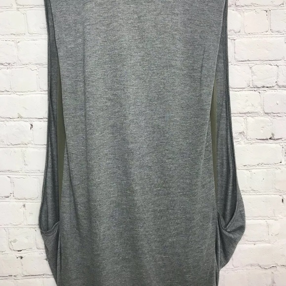 NEW AllSaints Gray Silk Tunic Alvie Dress US 4 Sleeveless Casual All Saints NWT - Picture 6 of 8